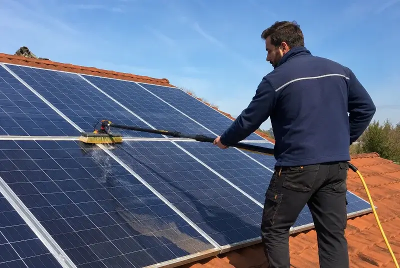 Nettoyage et entretien de panneaux solaires au Givre